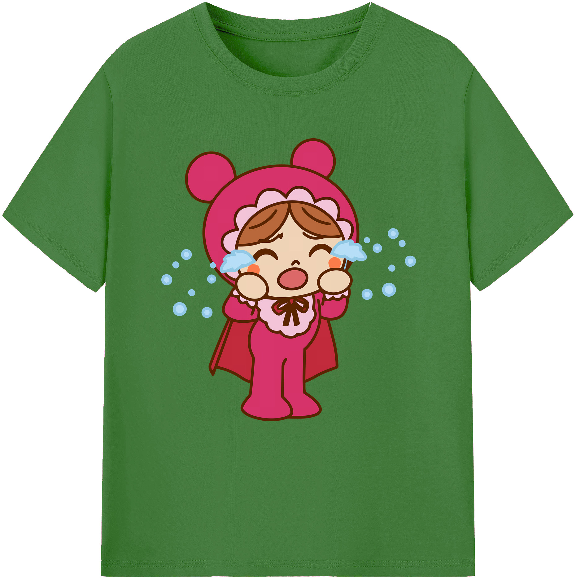 （画像用） アンパンマン Anpanman レディースカジュアルプリントTシャツ（綿100％）
